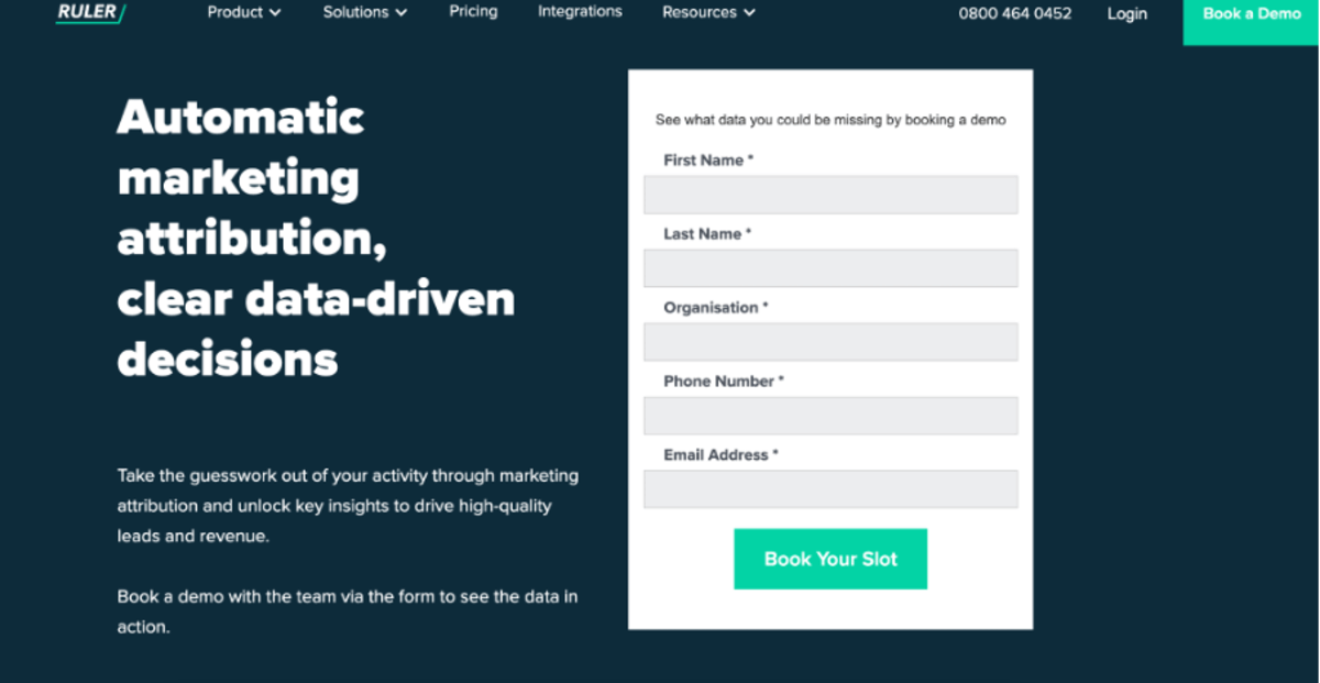 Ruler Marketing Attribution